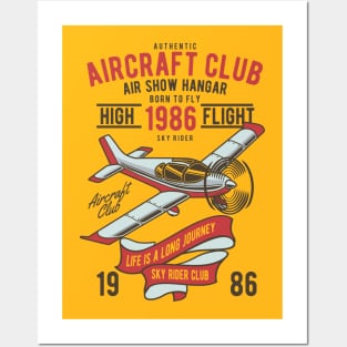 Aircraft Club Posters and Art